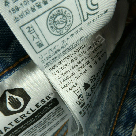 Levis Premium 501 Asteroid Cut Off Jean Shorts - Picture 5 of 6